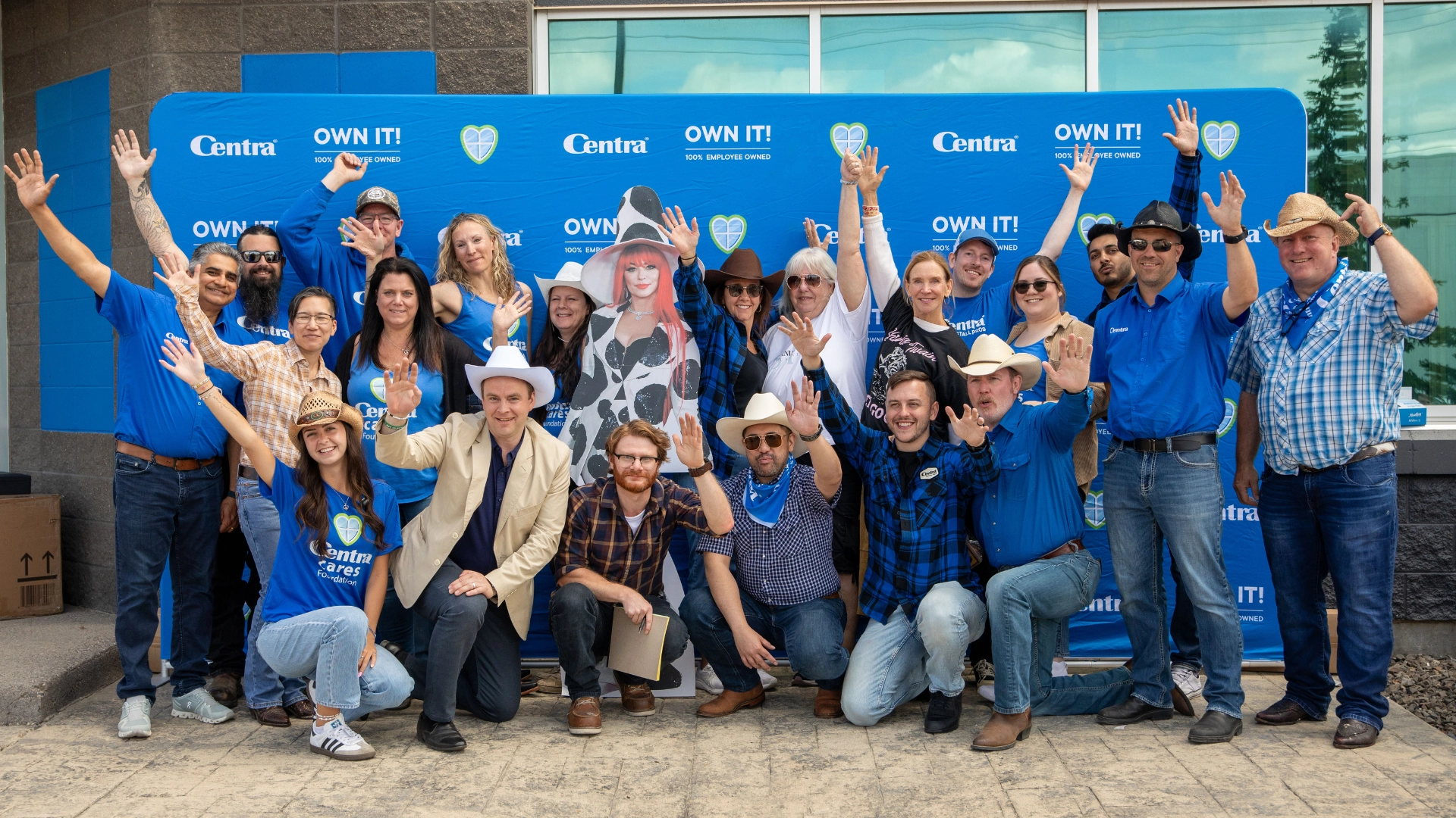 Centra Install Pros celebrating Calgary Stampede